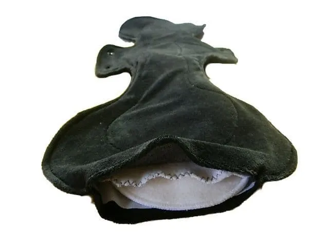 Black Mega Pad - Organic Cotton Reusable Maternity Pad Very Heavy Flow Pad