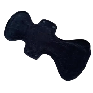 Black Mega Pad - Organic Cotton Reusable Maternity Pad Very Heavy Flow Pad