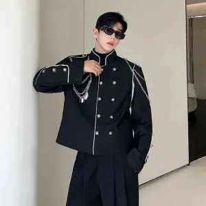 Elegance Fashion Stand Collar Jacket