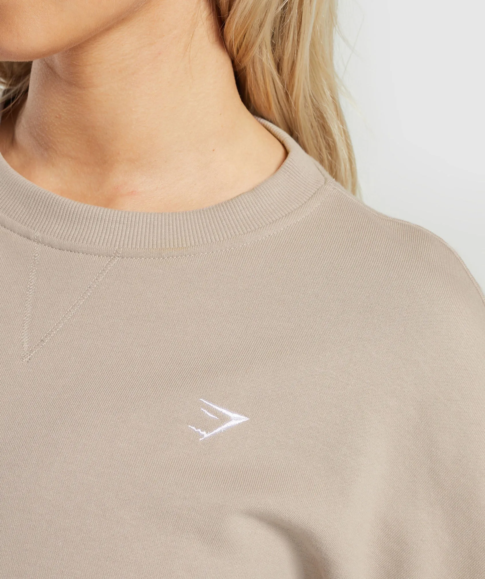 Gymshark Lifting Oversized Sweatshirt - Stone Pink