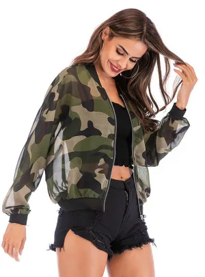 Joker Camouflage Collar Sunscreen Jacket