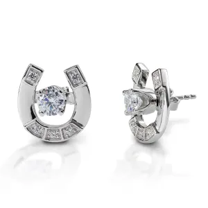 Kelly Herd Stud With Horseshoe Earring