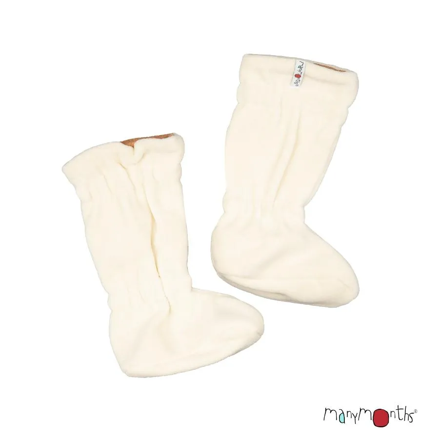 Natural Woollies Adjustable Winter Booties by ManyMonths