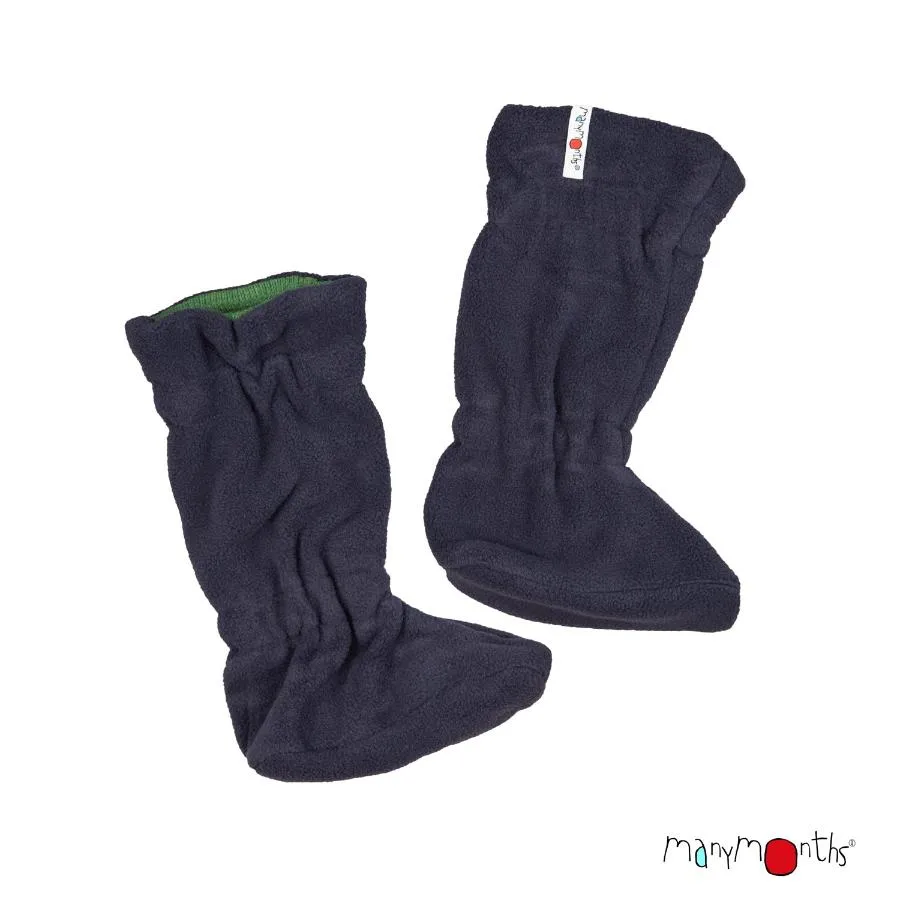 Natural Woollies Adjustable Winter Booties by ManyMonths