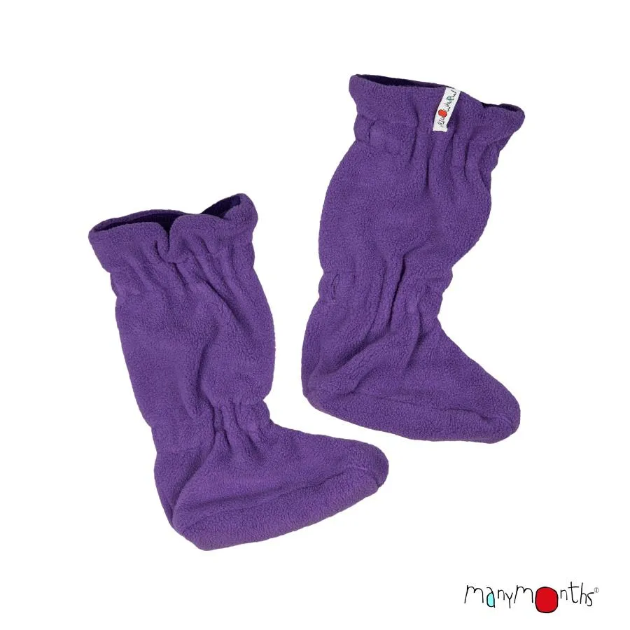 Natural Woollies Adjustable Winter Booties by ManyMonths