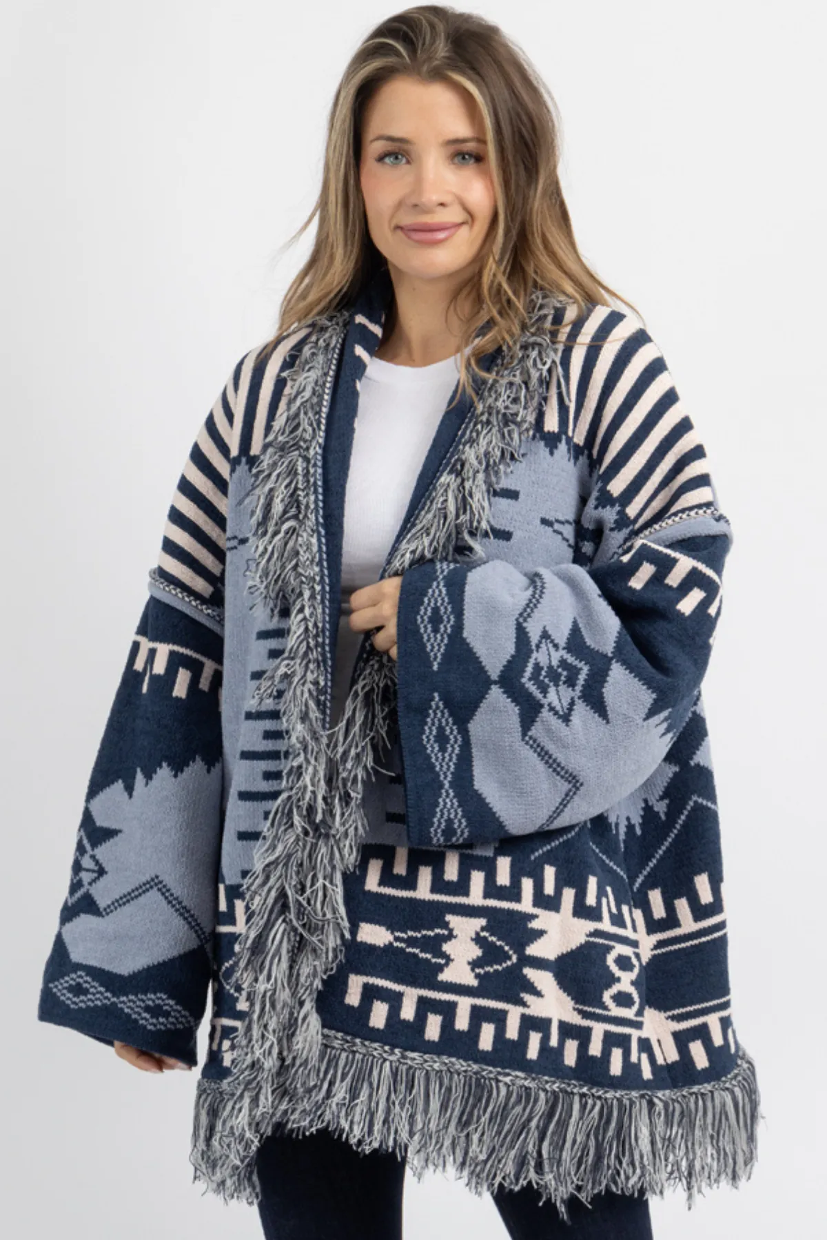 OXFORD SKY   INDIGO SWEATER