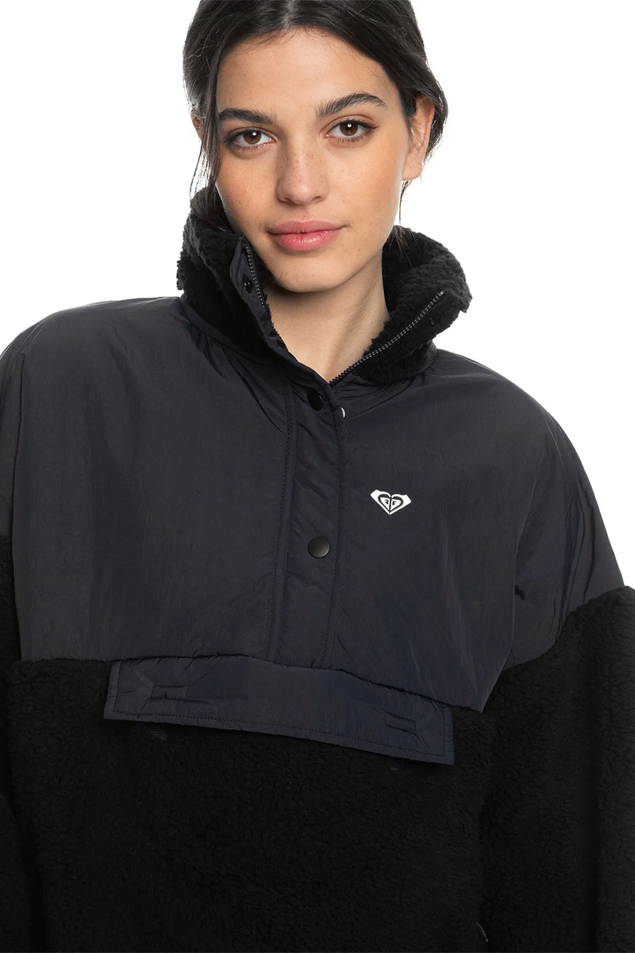 Roxy - Waves Of Warmth Layered Sherpa Sweater