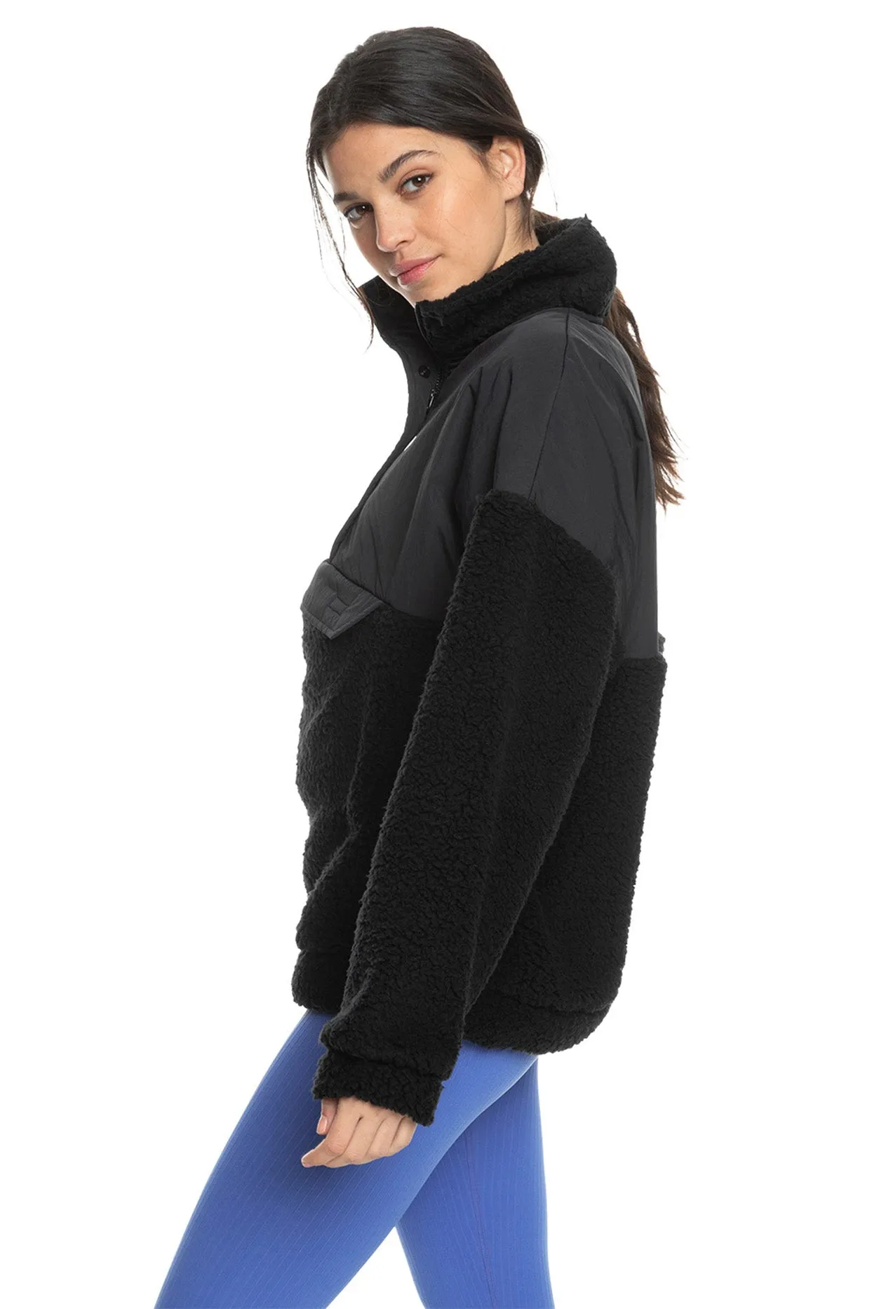 Roxy - Waves Of Warmth Layered Sherpa Sweater