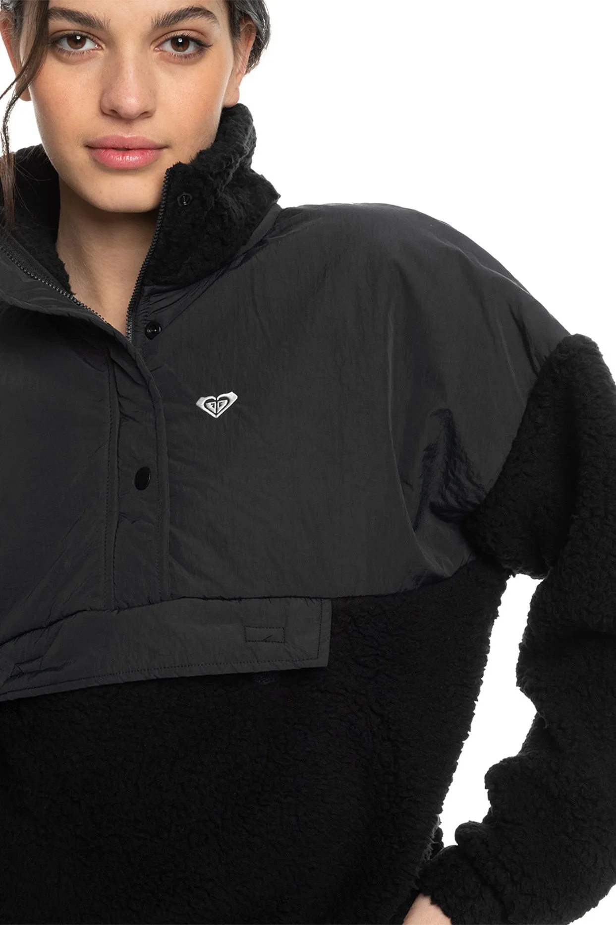 Roxy - Waves Of Warmth Layered Sherpa Sweater