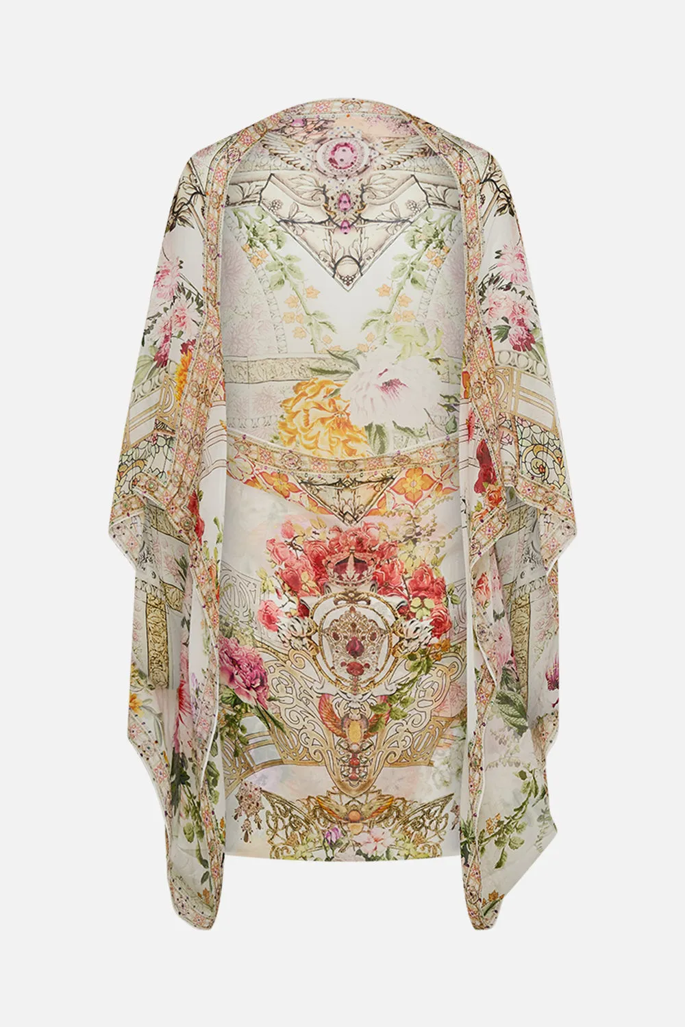 SILK SHRUG EGYPTIAN ROSE
