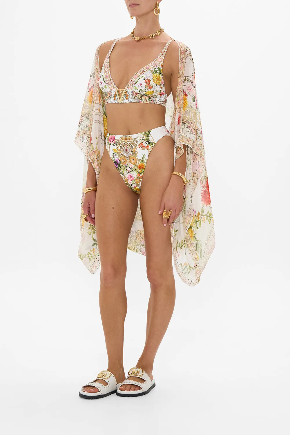 SILK SHRUG EGYPTIAN ROSE