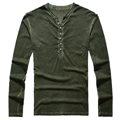 Vintage Henley Long Sleeves