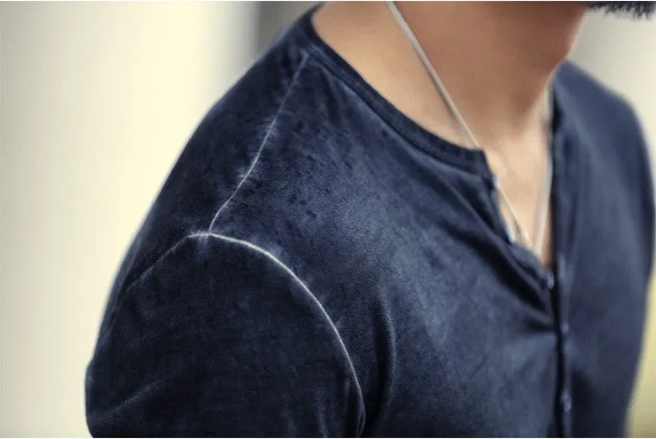 Vintage Henley Long Sleeves