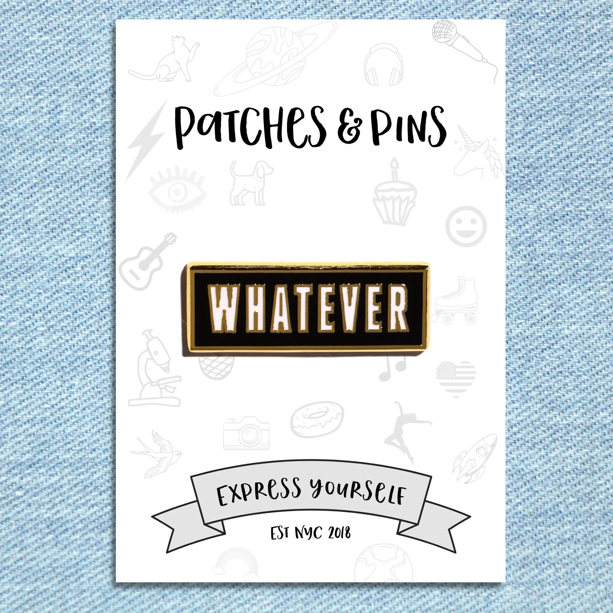 Whatever Enamel Pin